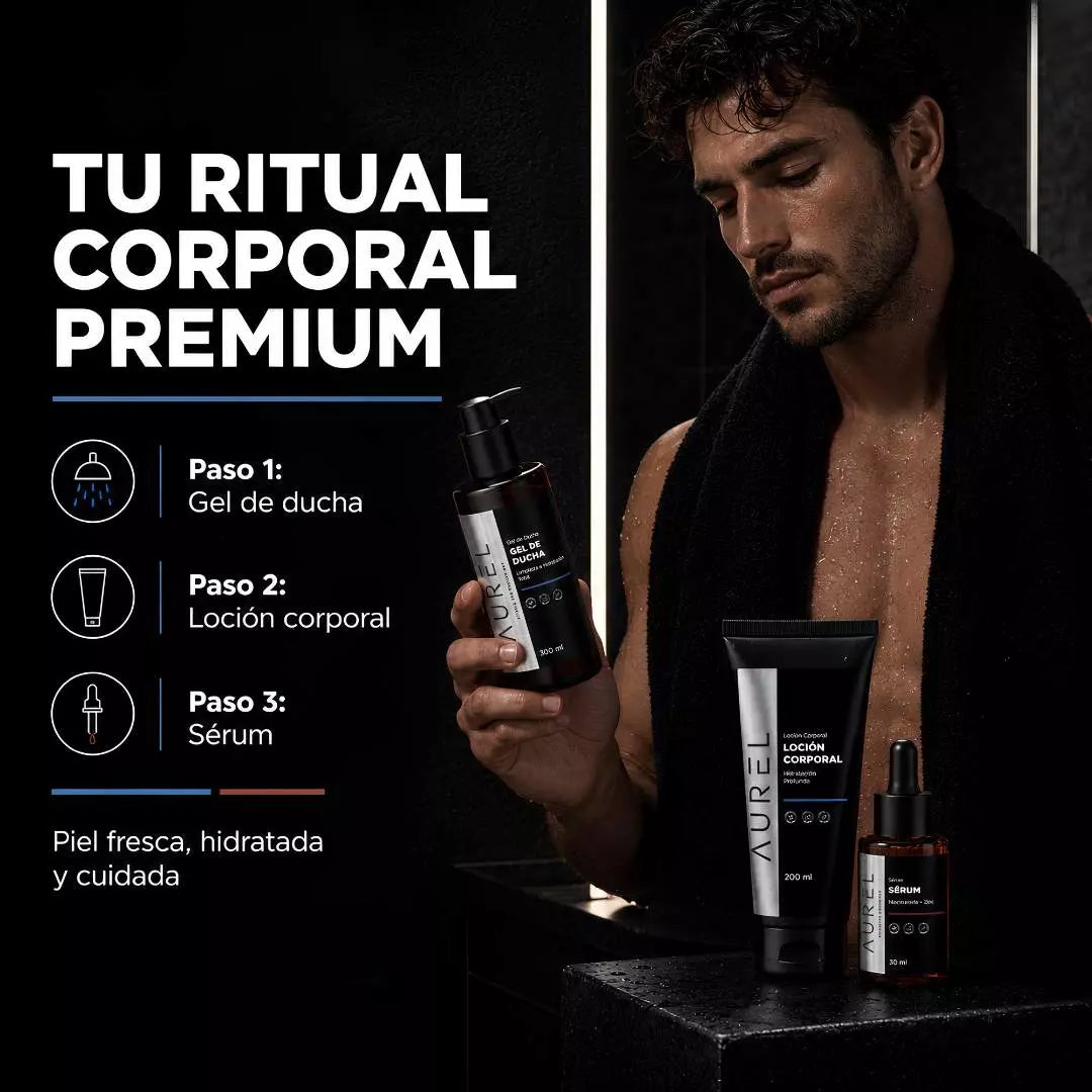 Combo: Gel de ducha + Loción corporal + Serum