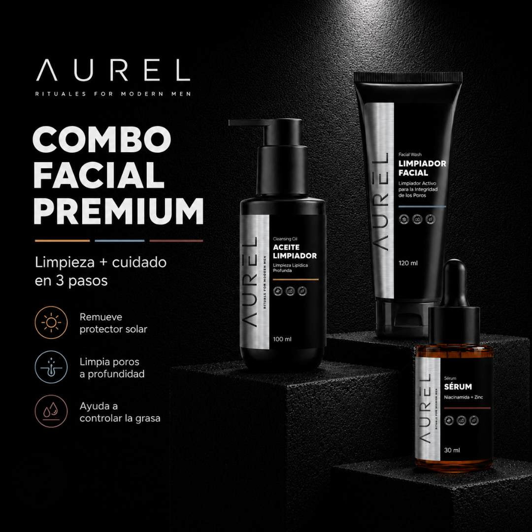 Combo: Aceite Limpiador + Limpiador facial + Serum